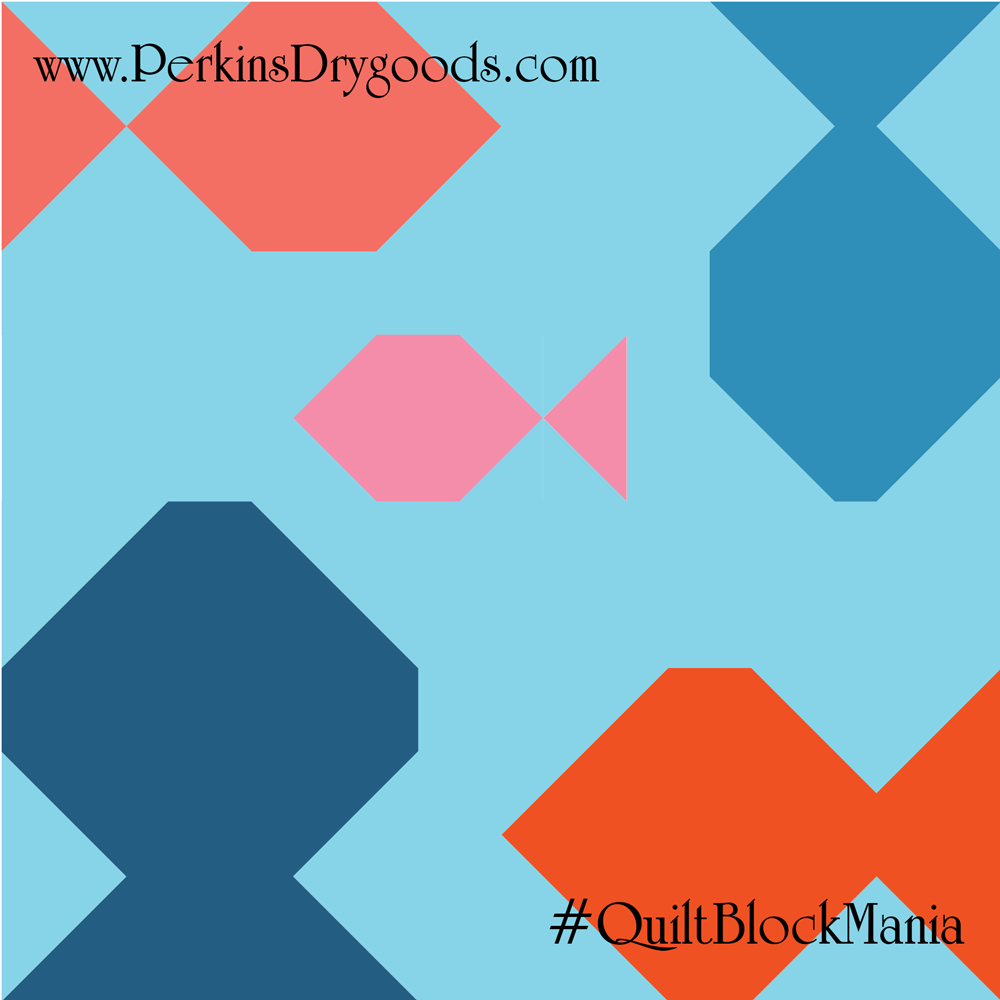 Quilt Block Mania ~ June 2022 ~ Flying Fish