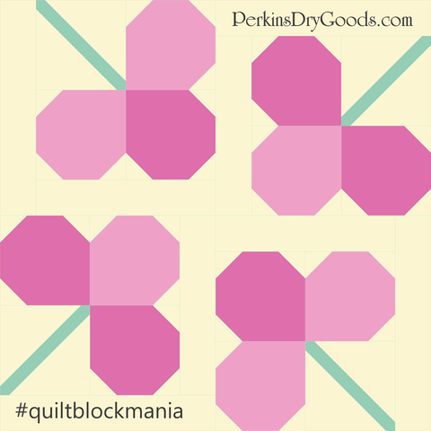 Charmed Clover Block Pattern ~ PDF