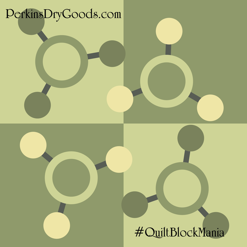 Molecules Block Pattern PDF